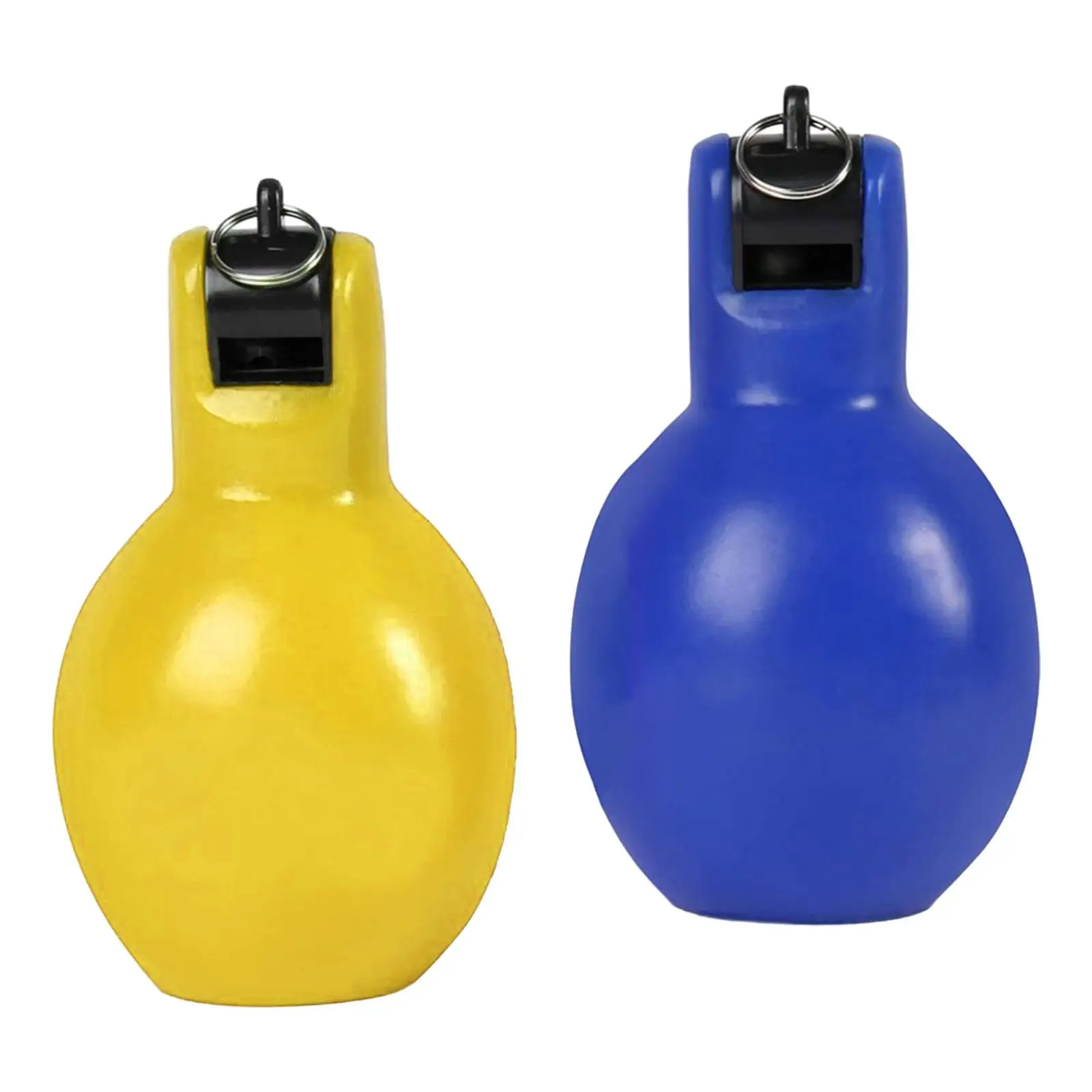 Lightweight PVC Hand Squeeze Whistle for Sports Coaches Referees Teachers Adults Loud Sound Portable Training Whistle for