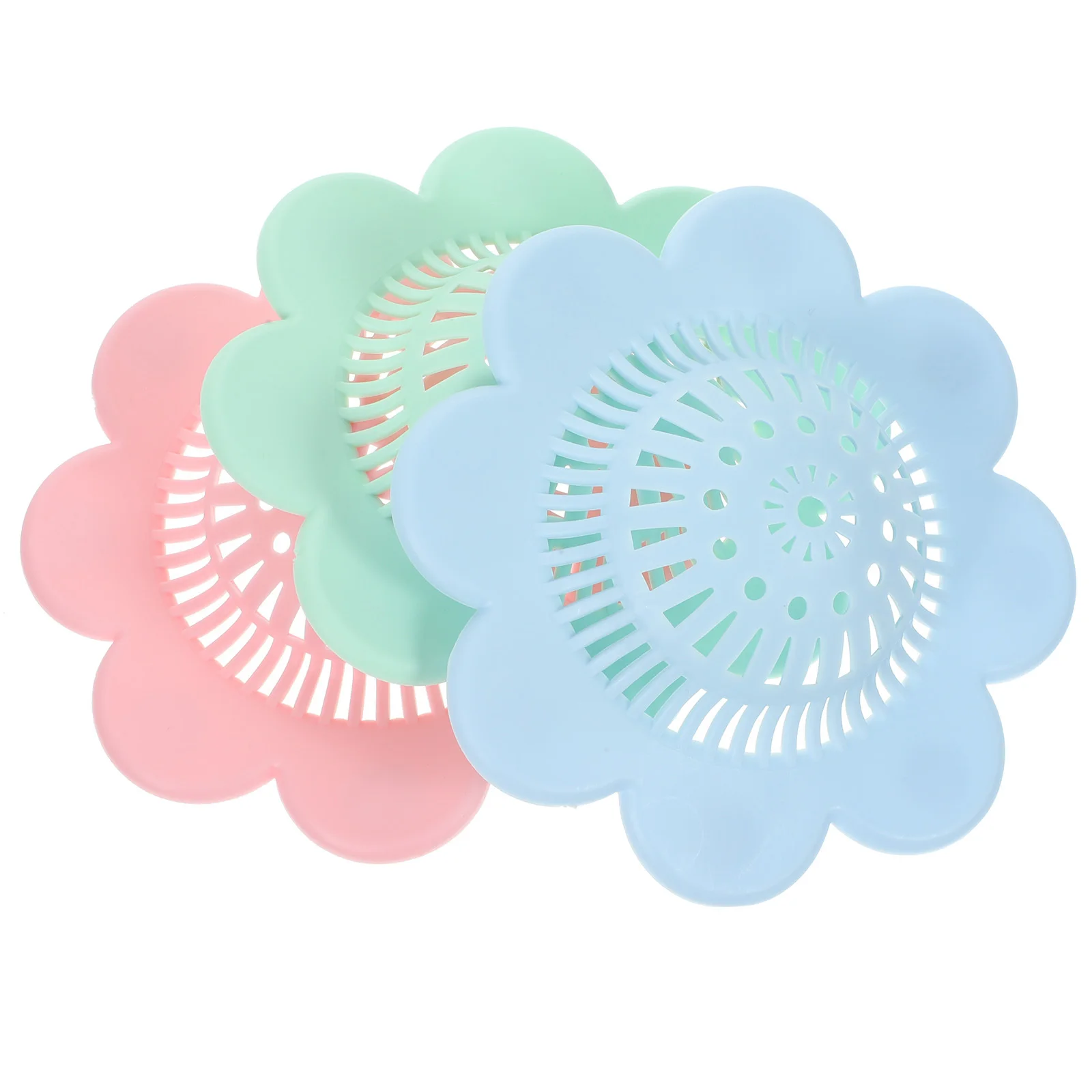 6 stücke Breite Rand Waschbecken Siebe Küche Ablauf Filter Fein Mesh Lebensmittel Schutt Haar Catcher Für Badezimmer Badewanne Heimgebrauch