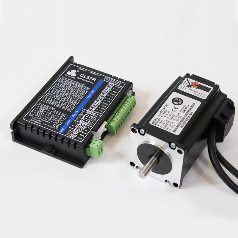 RS485 Communication Hybrid Kit 57mm 2 Phase DC Closed Loop Nema 23 Stepper Motor with RS485 Communication Stepper Driver Set in