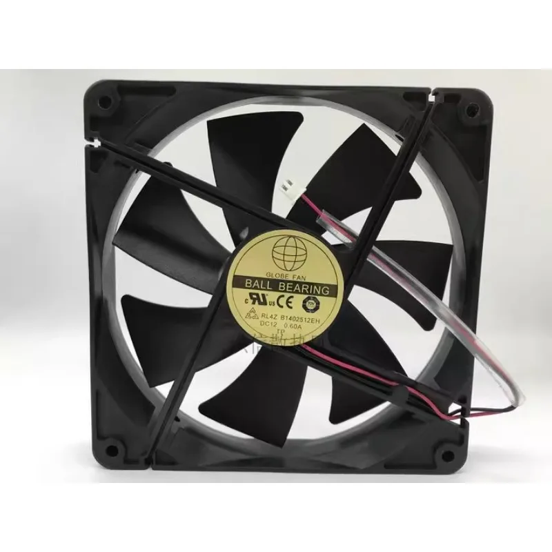 

New Cooler Fan for RL4Z B1402512EH 12V 0.60A 14025 Double Ball Cooling Fan 14cm 140*140*25mm