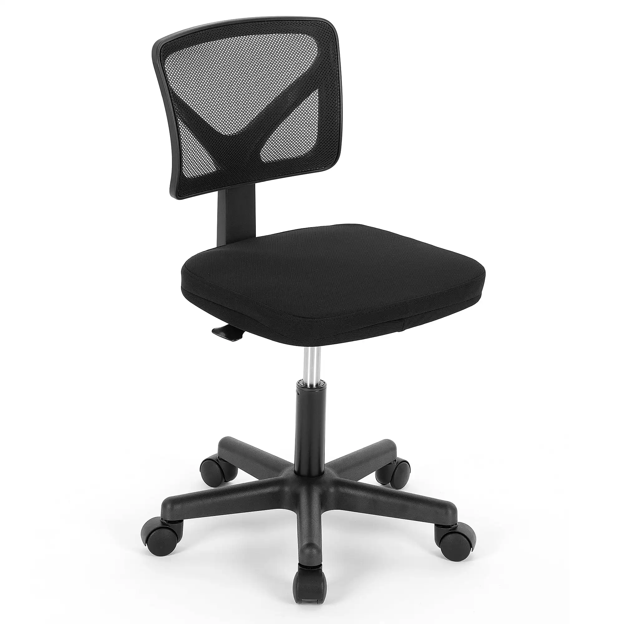 Mesh Task Chair with Padded Seat for Home Office Black