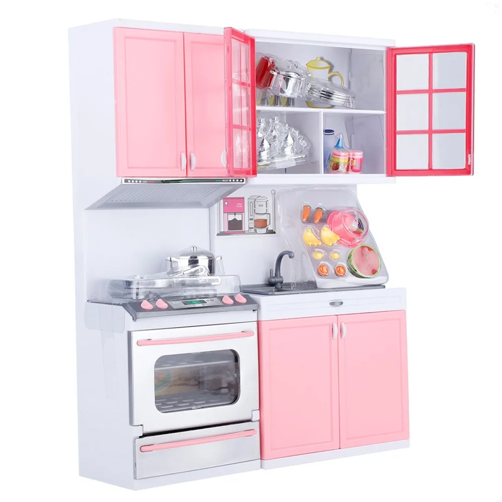 Nieuwe Mini Keuken Fantasiespel Set Grappig Keukengerei DIY Kinderspel Keuken Set Miniatuur Keuken Speelset Speelhuis Spel