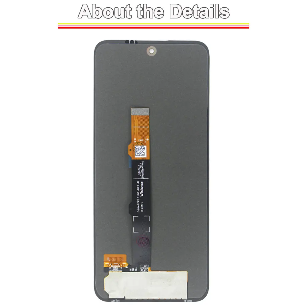 Tested LCD for Motorola G71 5G 2022 LCD Display Touch Screen Digitizer Assembly for Moto G71 XT2169 LCD Replacement With Frame