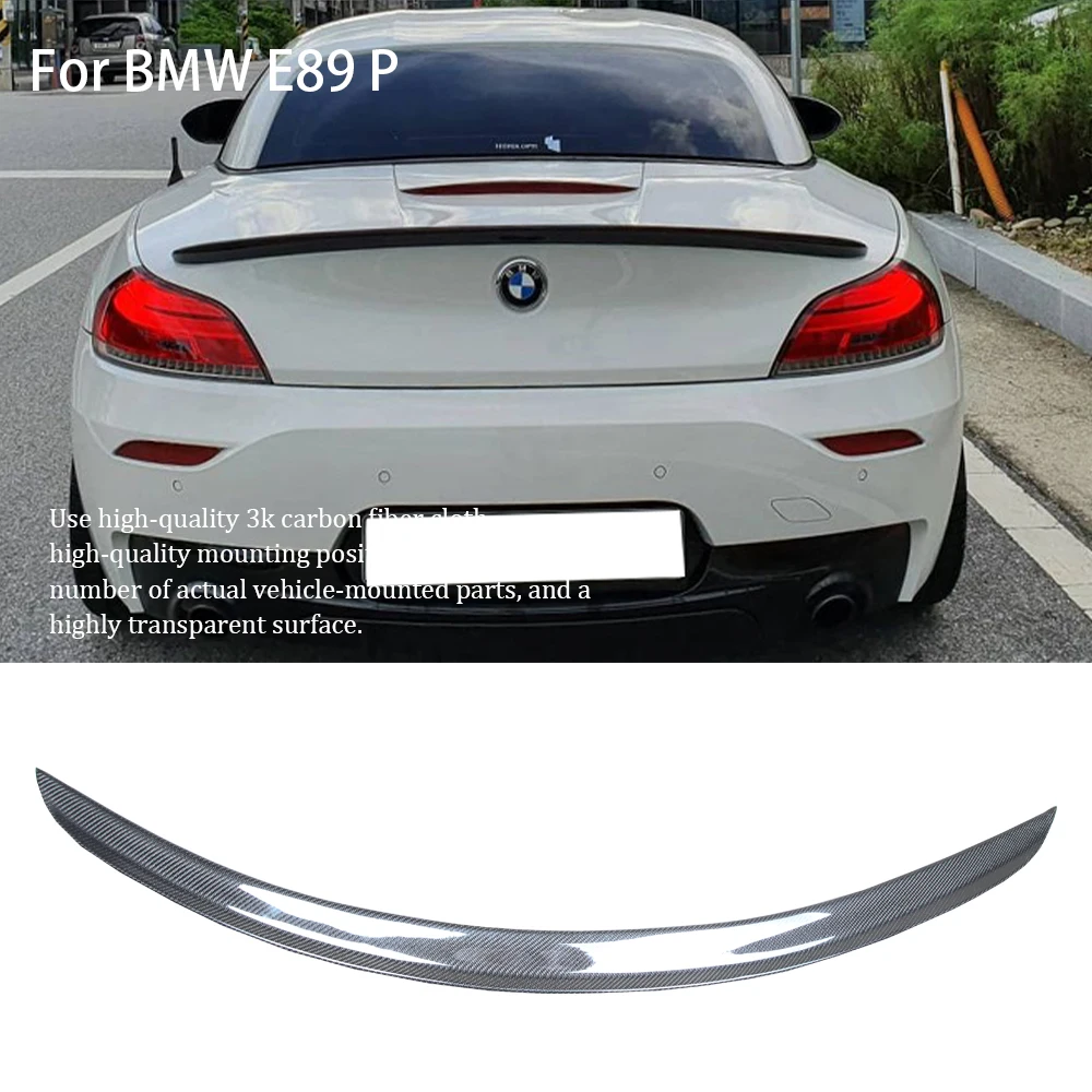 لسيارات BMW Z4 E89 P نمط ألياف الكربون جناح خلفي سبويلر 2009-2016 #2