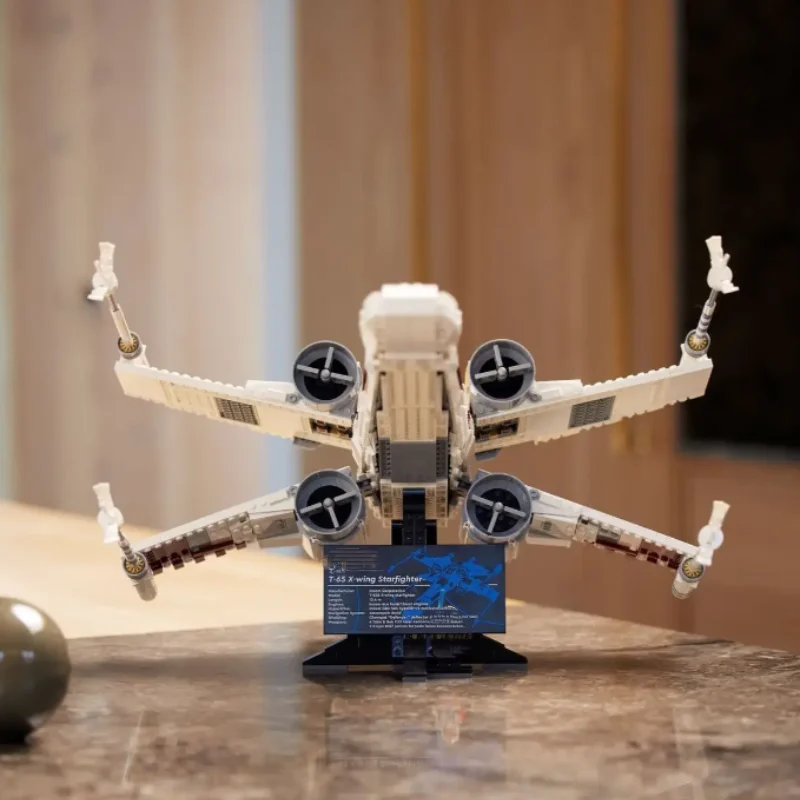 1949pcs Star Interstellar Conflict X Wing Spaceship Starfighter 75355 Building Block Puzzle Model Toy Birthday Christmas Gifts