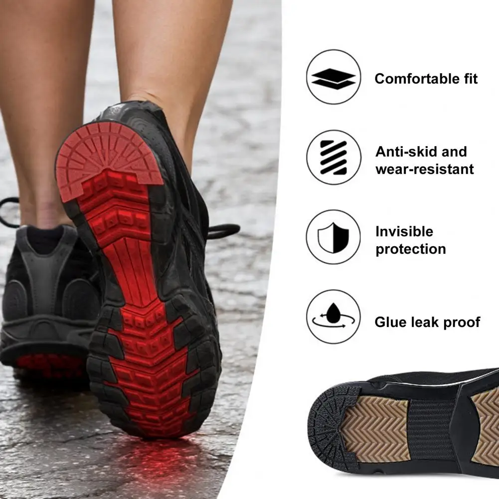 Sole Sticker Invisible Protection High Toughness Anti-slip Running Shoes Sole Protector for Home Self Adhesive Shoe Sticker Pad