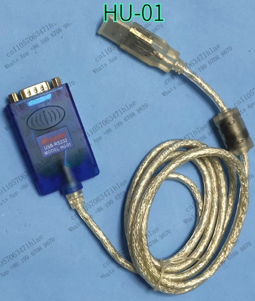 USB to 232 Serial Port Industrial Grade USB to DB Nine-Pin Male Head PLC Programming Download Cable HU-01, 1.5m , Tested OK