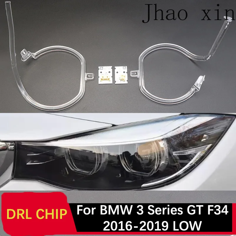 

Light Guide Strip Car Daytime Lights DRL CHIP Ballast for BMW 3 Series GT F34 2016-2019 LOW Angel Eye White Lights Circuit Board