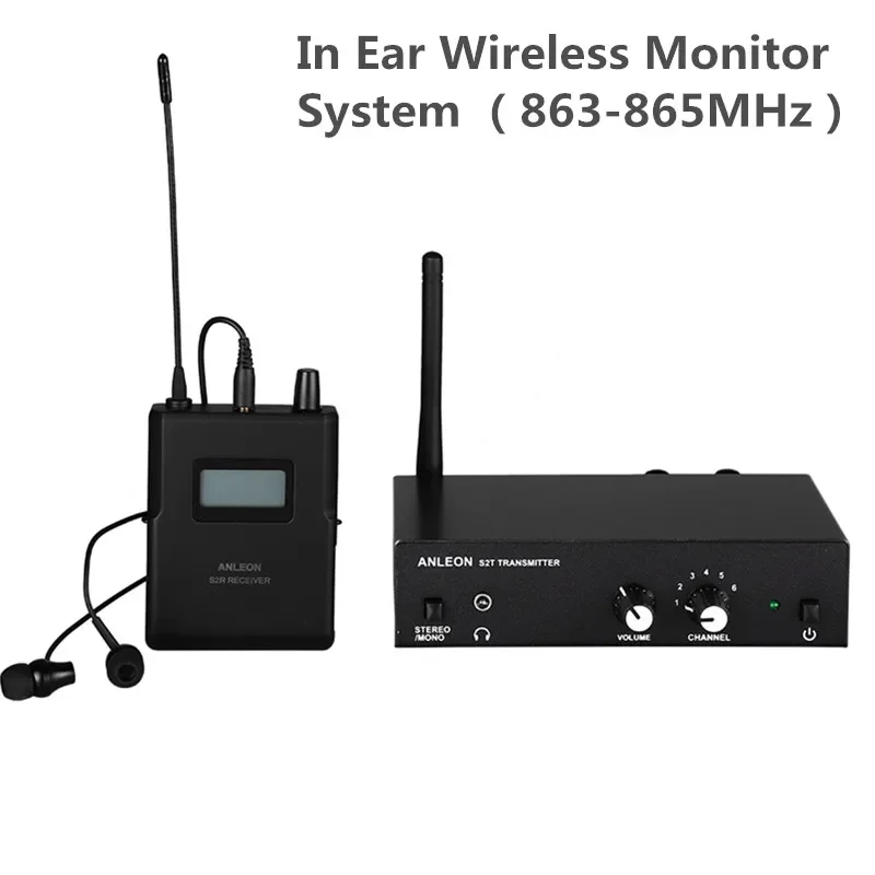 For S2 Wireless in-ear Monitor System UHF Stereo IEM System Stage Monitoring 863-865Mhz NTC Antenna