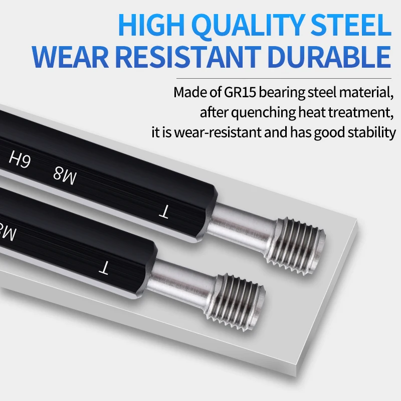 UT TAP 1PCS 6H M34-M41 Steel Gage Metric Fine Tooth Thread Plug Gauge High Quality wholesale X4.0/3.0/2.0/1.5/1.25/1.0/0.75/0.5