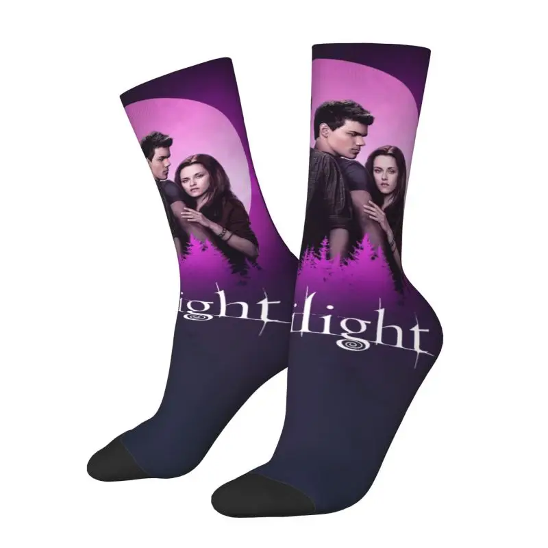 

Custom Fun Mens The Twilight Saga Dress Socks Unisex Comfortable Warm 3D Printed Crew Socks