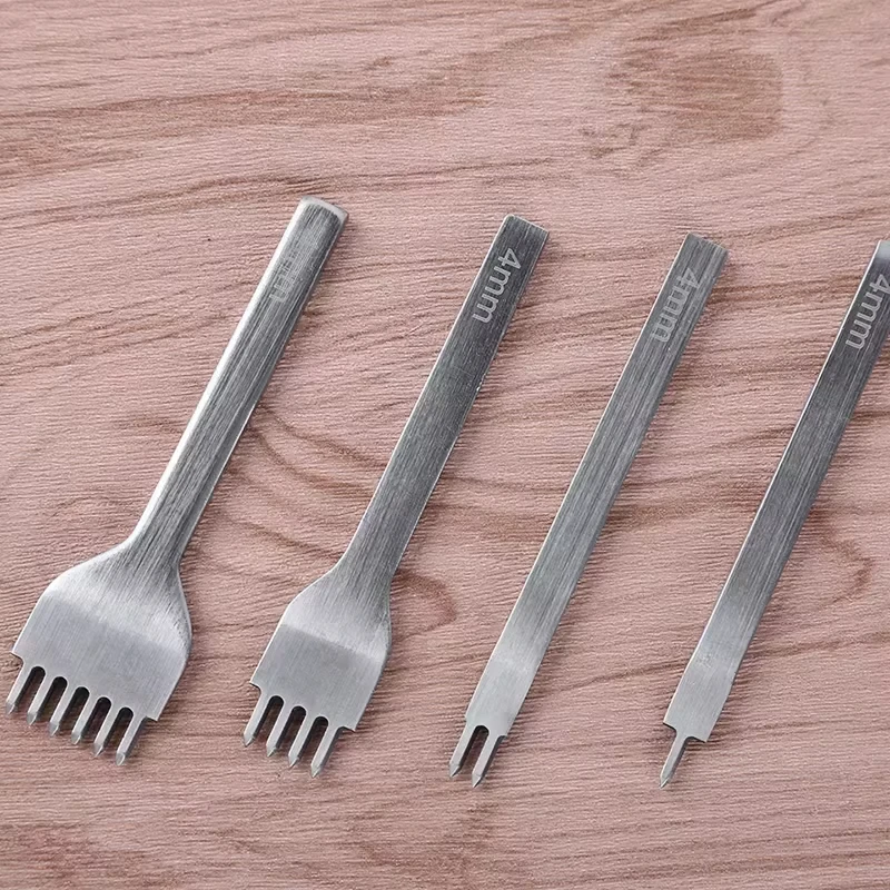 

Fenrry 1/2/4/6 зубца 3 мм набор дыроколов для кожи дырокол инструмент для шнуровки шитья DIY инструменты для рукоделия из кожи