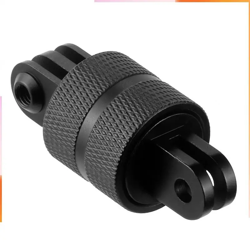 

A92Z For Gopro 13 12 11 Action Camera 360 Degree Rotating Joint Connector Bracket 90 Degree Elbow Tripod Mount Screw Adapter