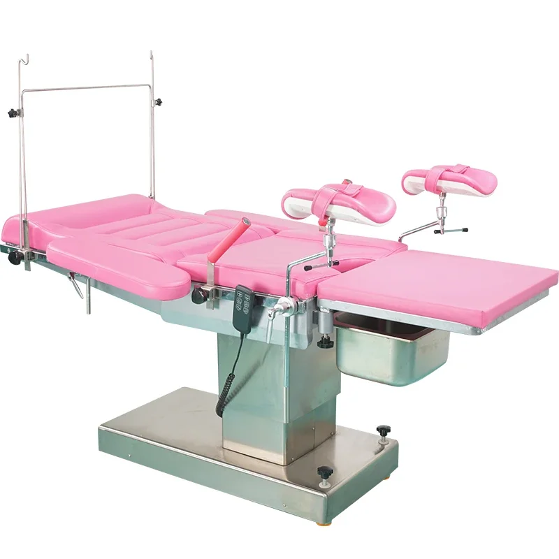 Hospital Equipment Electric Gynecological Table Electric Obstetric Examination Bed Surgery Gynecology Delivery Bed For Clinic