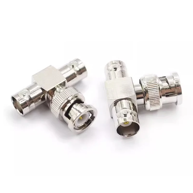 BNC Connector Q9 BNC To BNC Male Female 90 Degree Right Angle Tee Type 3way 4way Splitter 2x Double Male Female 3+4Type Brass