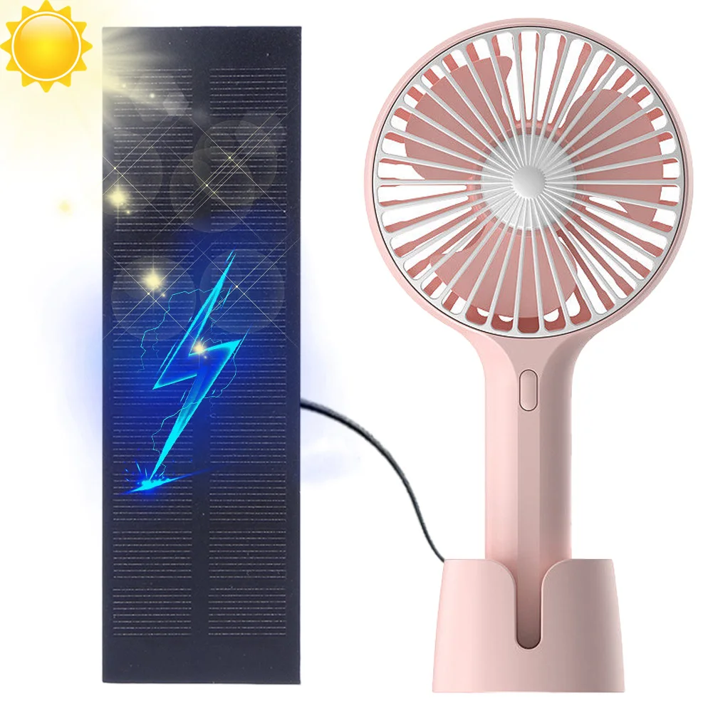 1W 5V Solar Panel Small Power Emergency Panels Waterproof Outdoor Solar Cell Mini Solar Charger for Fans Outdoor Lamp Pump