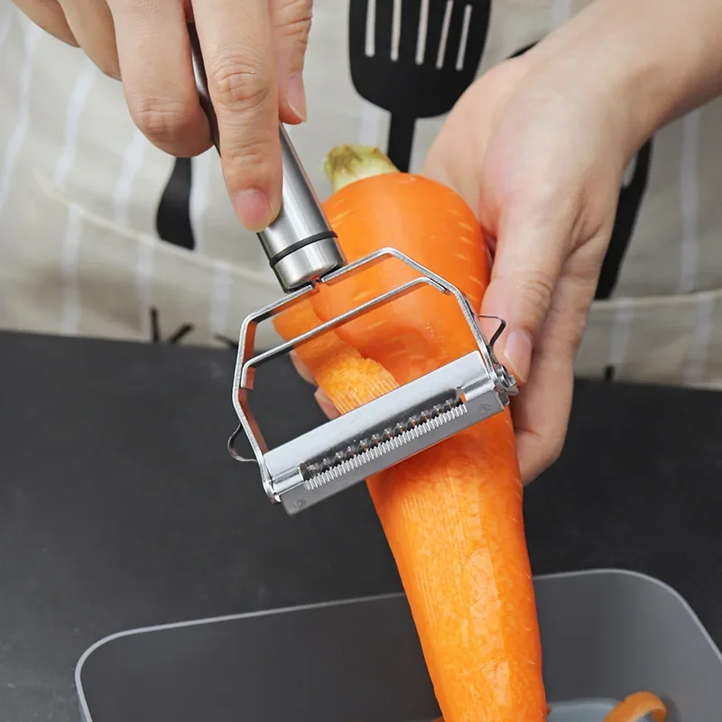 Multifunctional Stainless Steel  Kitchen Peeler Fruit Vegetable Potato Carrot Cucumber Grater Julienne Durable Vegetable Slicer