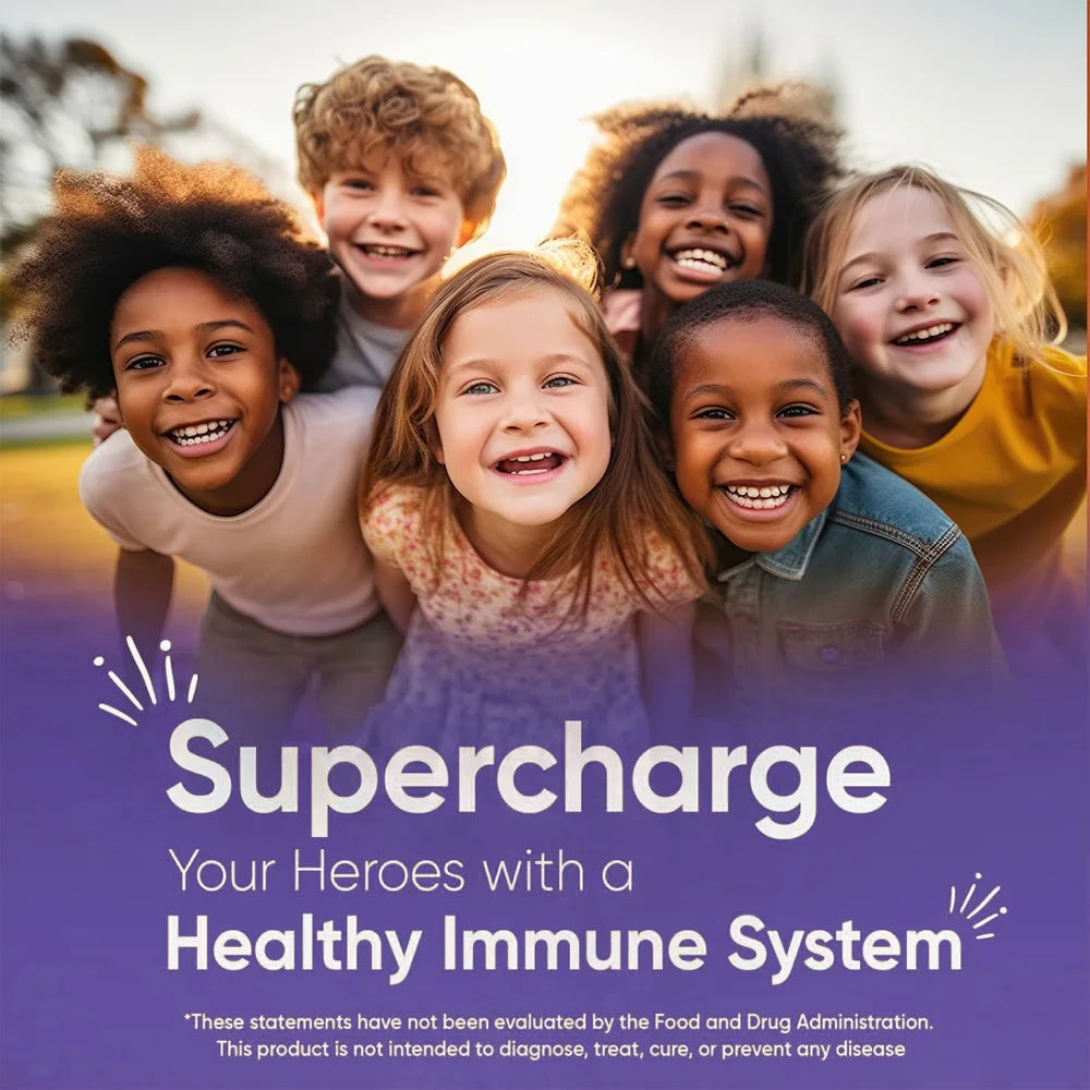 Kids Multivitamins Capsules - with D3+K2,Calcium - Promote Brain Development, Enhance Immunity,Support Digestion Healthy - view 5