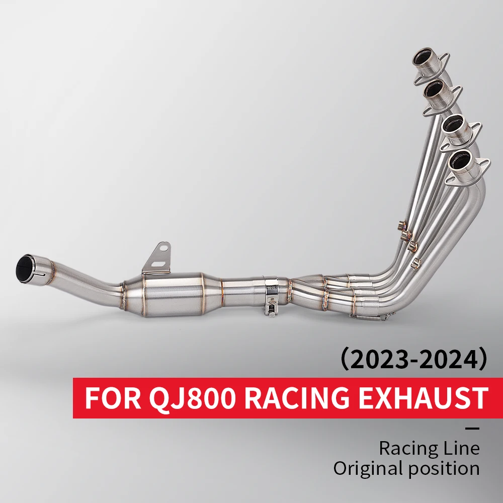 Modified Motorcycle Exhaust Exhaust Front Link Pipe Original Muffler QJ800GS-G QJ 800 GS-G SRK800RR 2023 2024