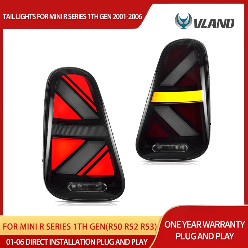 01-06 Mini R Series 1th Gen(R50 R52 R53) Vland LED Tail Lights Sequential Turn Signal With Dynamic Welcome Lighting
