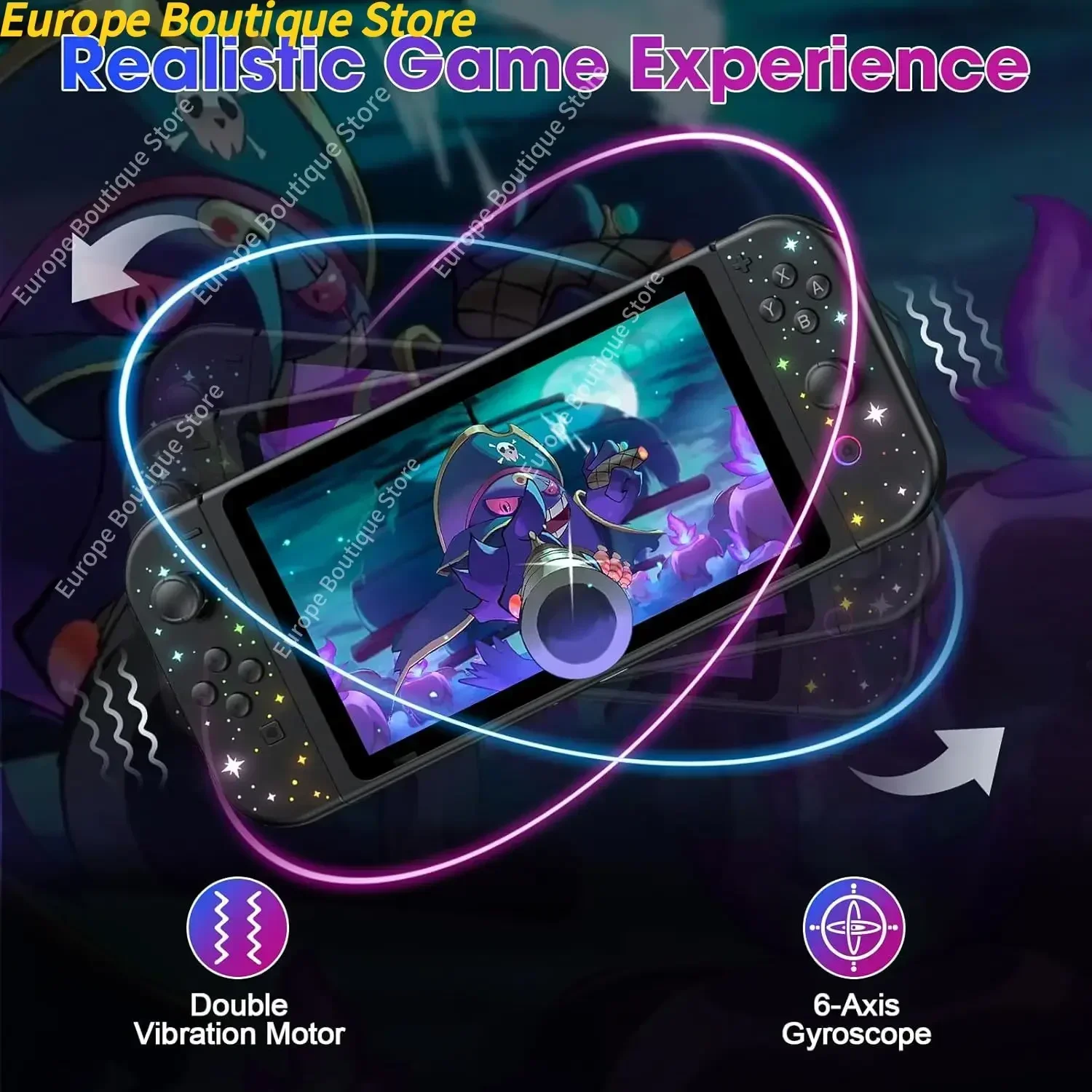 جديد متعدد الألوان Joy Pad تحكم لنينتندو سويتش لوحة ألعاب لاسلكية مزدوجة الاهتزاز Joycons التبديل وحدات التحكم عصا التحكم