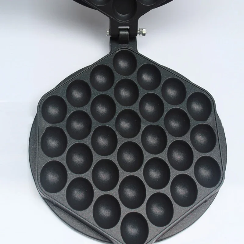 Máquina de waffle 110v/220v, máquina de waffle com bolhas de ovo, torrador de aço inoxidável