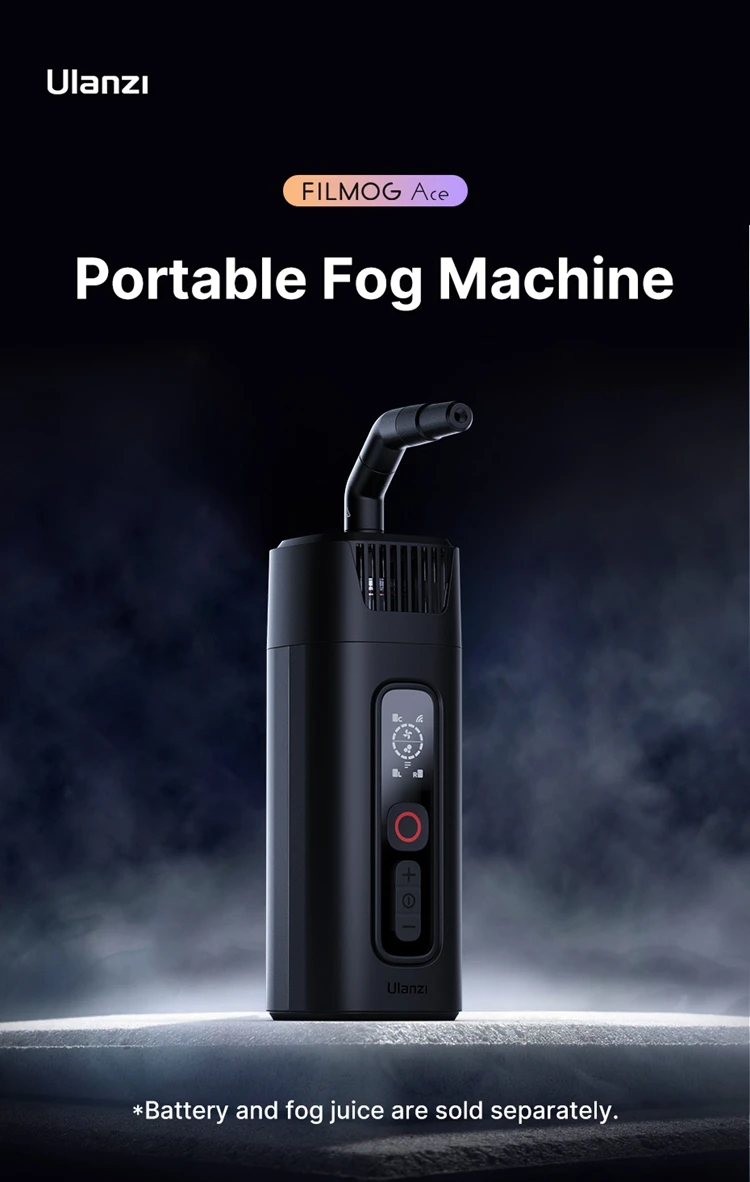 Ulanzi FILMOG Ace中古 Ulanzi FILMOG Ace Máquina de Nevoeiro 40W Portátil Máquina de
