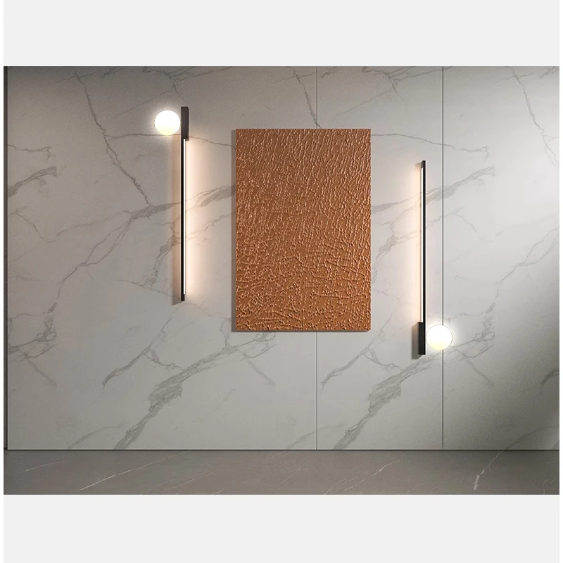 

One-word wall lamp light luxury minimalist single side luminous living room bedside LED lamp