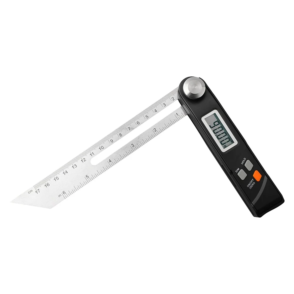 Reliable Digital Angle Ruler Protractor for 360 Degree Measurement in DIY Projects and Professional Applications