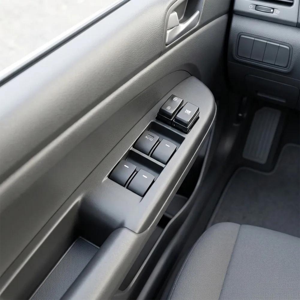 /Black /Driver /Side Window Switch With Auto One Touch Up Down And For Child Lock For Hyundai Elantra 2017 2018 2019 2020 OE 935