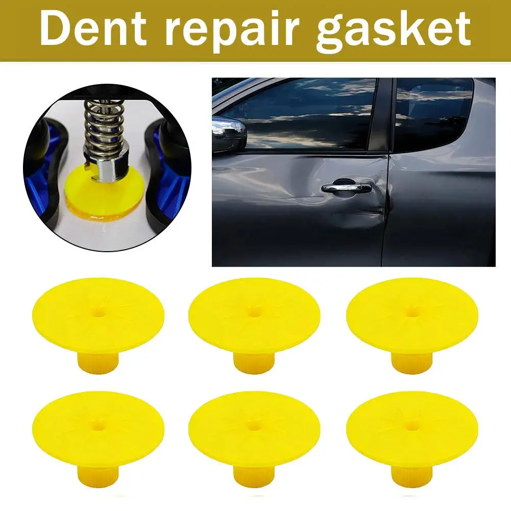 

6Pcs Professional PDR Tabs Glue Pull Tabs for Car Paintless Dent Removal Auto Body Repair Puller Glues Sheet Dents Repair Tool