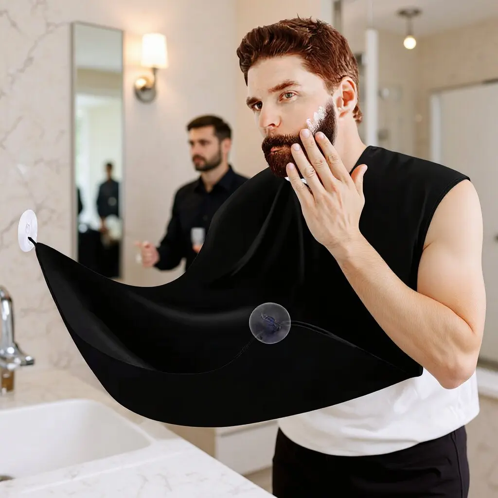Advanced Men's Beard, Neck and Apron - Convenient Shaving Scratcher, Ultimate Beauty Tool for Dad and Husband - One size fits al