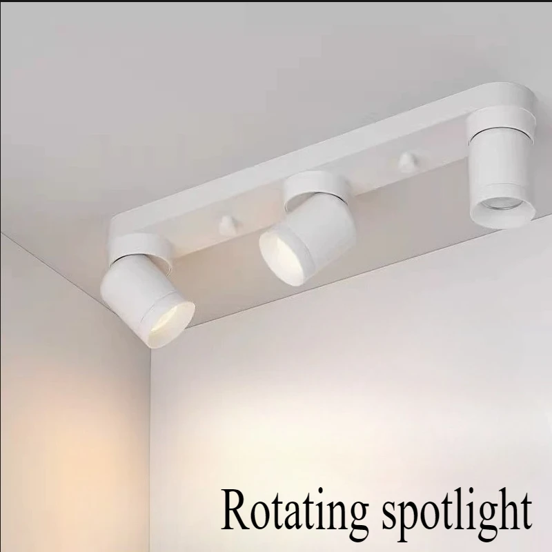 

LED Surface Mounted Spotlights Rotatable Ceiling Spots 7W Wall Track Light Lamp Indoor Lighting for Living Room Aisle