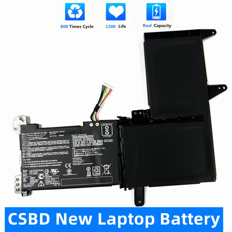 

Новый аккумулятор CSBD B31N1637 C31N1637 для ASUS X510 X510UA X510UF X510UQ VivoBook S15 S510UA S510UQ S510UN S510UR F510UA F510UQ