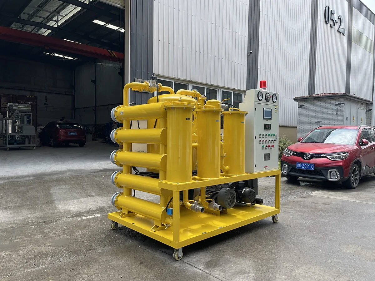 آلة معالجة الزيت الفراغية العالية ذات المرحلة المزدوجة آلة استعادة زيت النفايات إعادة تدوير زيت المحولات #6