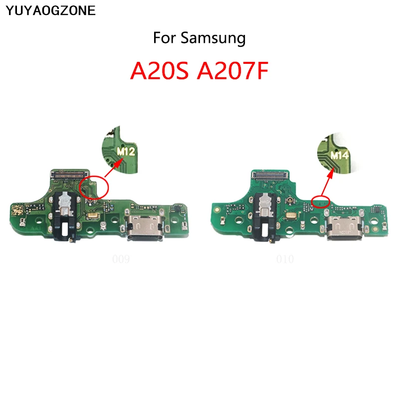 

10PCS/Lot For Samsung Galaxy A20S A207F USB Charging Dock Connector Port Socket Jack Plug Charge Board Flex Cable