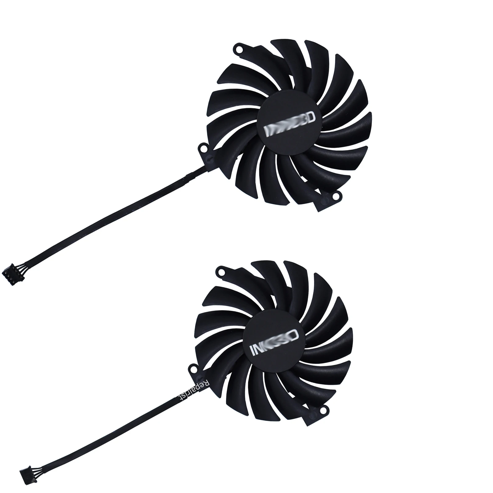 Video GPU AI Card Cooler Fan,For Inno3D 3060 3060Ti TWIN X2 LHR 12g 3050 Twin-X2 8gb,For ELSA RTX 3060 Ti rtx3060ti SAC view 5
