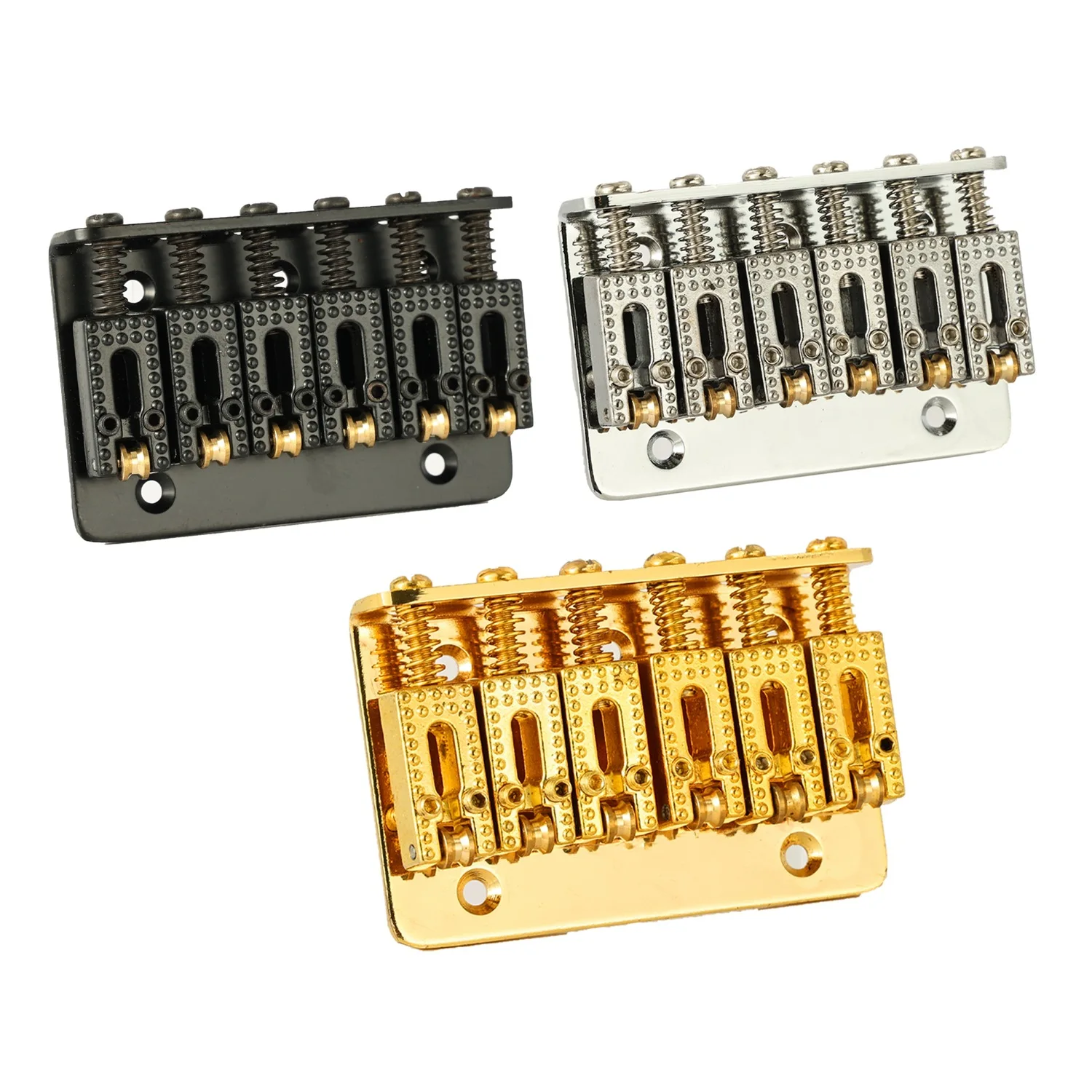 

6-string 65mm ST TL Bridge Electric Guitar Tailpiece Top Load Bridge String Bridge Tailpiece