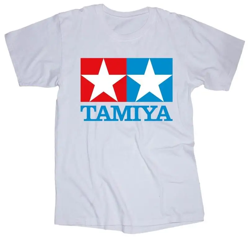 TAMIYA logo white T shirt RC Cars Models Paints
