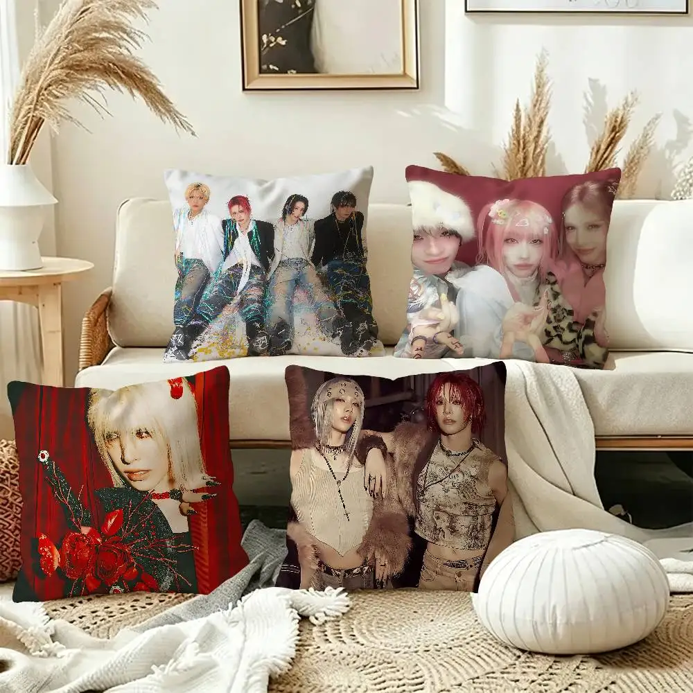 Popular Kpop Group X-XLov Pillow Cover Design cushion Cover decor Holiday Decorati