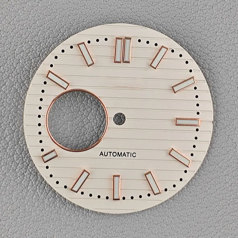 قرص NH38 30.5 ملم مجوف نوتيلوس ملحقات تعديل ساعة أشعة الشمس المضيئة لحركة NH38 #5