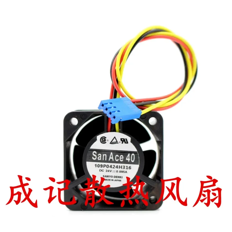 Original Sanyo 109P0424H316 4CM 24V 6FC5247-0AA06-0AA0 with detection, fan