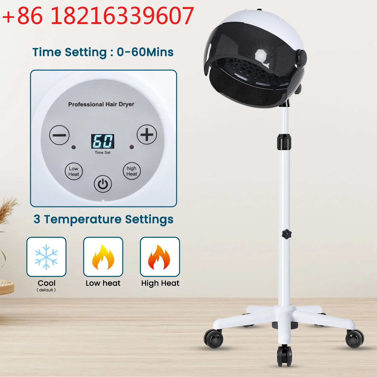 New Digital Perm Machine Hot Perm Machine Barber Shop Intelligent Ceramic Perm Machine