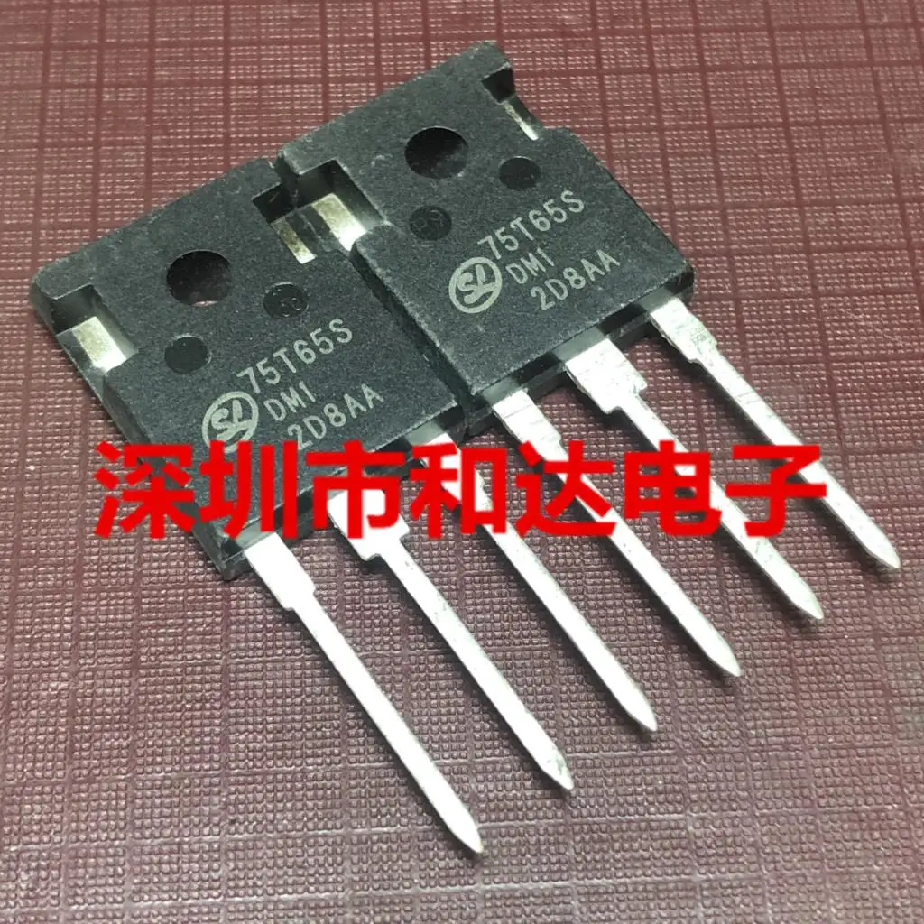 

10PCS/lot 75T65SDM1 SGT75T65SDM1P7 TO-247 75A 650V IGBT Really Stock Original Best Quality Guarantee Fast Shipping