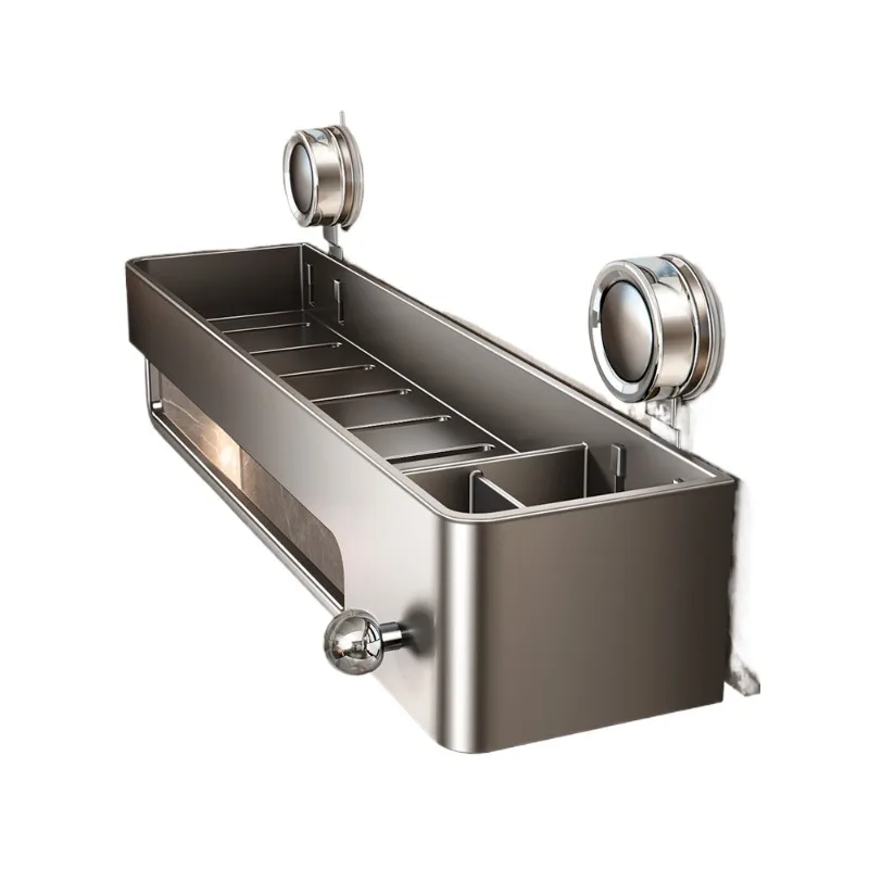 

Suction cup rack No punching Wall-mounted bathroom Toilet shelf Wash basin Toilet storage