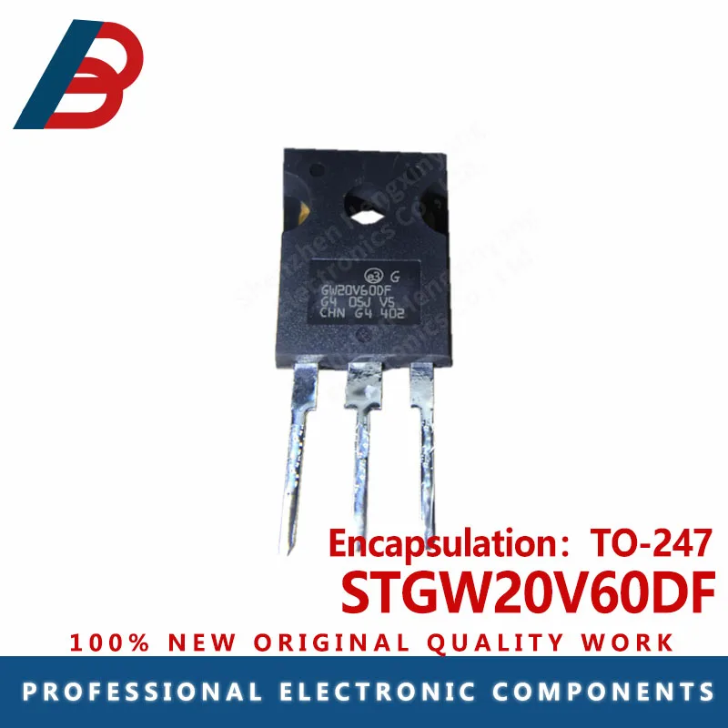 

5PCS STGW20V60DF пакет TO-247 N-канальный MOS FET 20A 600V