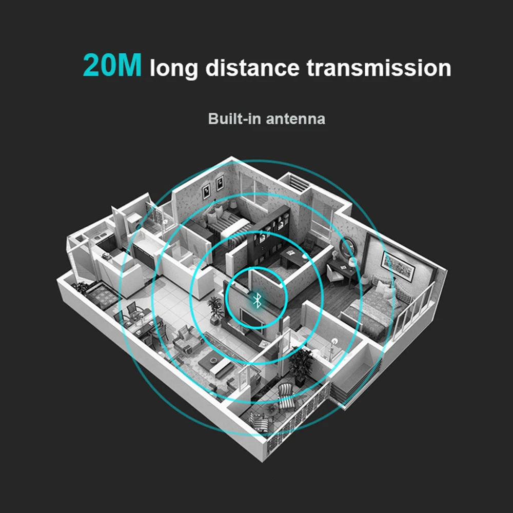 USB Adapter Wireless Bluetooth-Compatible 5 Dongle Music Sound Receiver Adaptador Transmitter For Smartphone Mouse Pad Keyboard