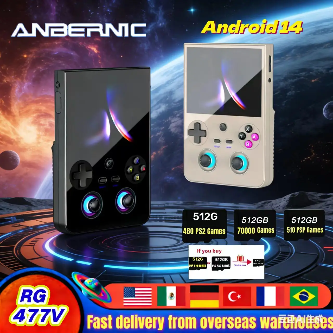 Anbernic RG406H Ret…