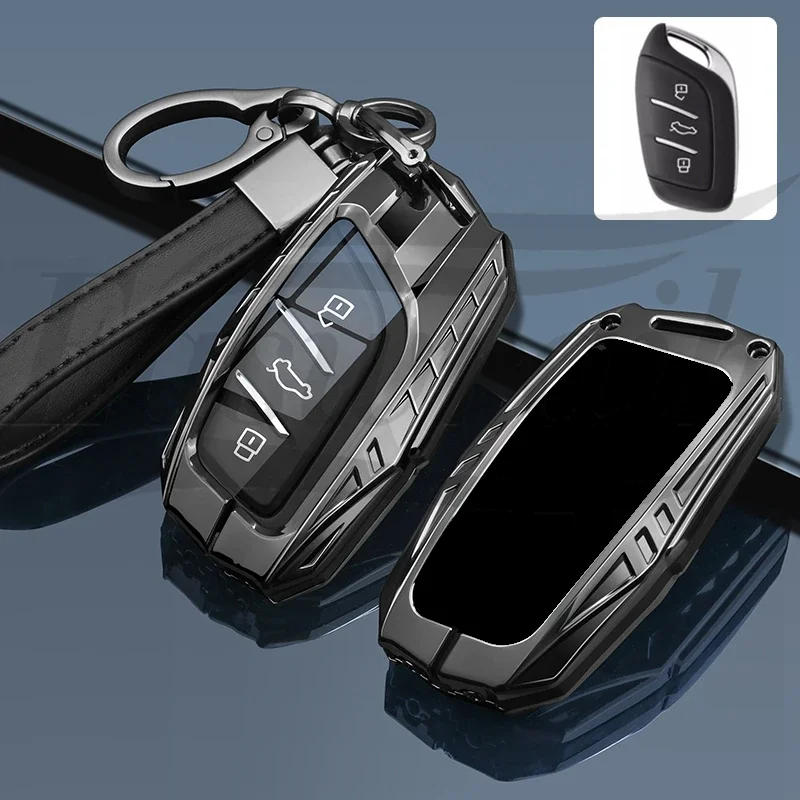 

Car Zinc Alloy TPU Key Case Cover Holder For MG ZS EV MG6 EZS HS EHS 2019 2020 For Roewe RX5 I6 I5 RX3 RX8 ERX5 Auto Accessories