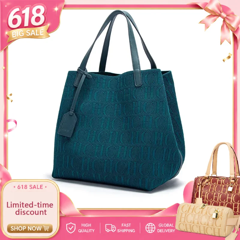 

CH Women's Handbag High Quality Craftsmanship Large Capacity Fashion Classic New Style Solid Color Outer Bag Women's Handbag